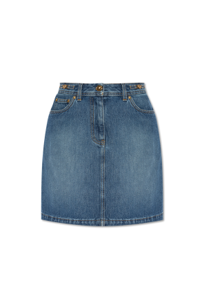 スカート GIVENCHY Woman Skirt Denim BW40Z9516F 420 Mid-length skirt in washed denim | Givenchy CA | Givenchy